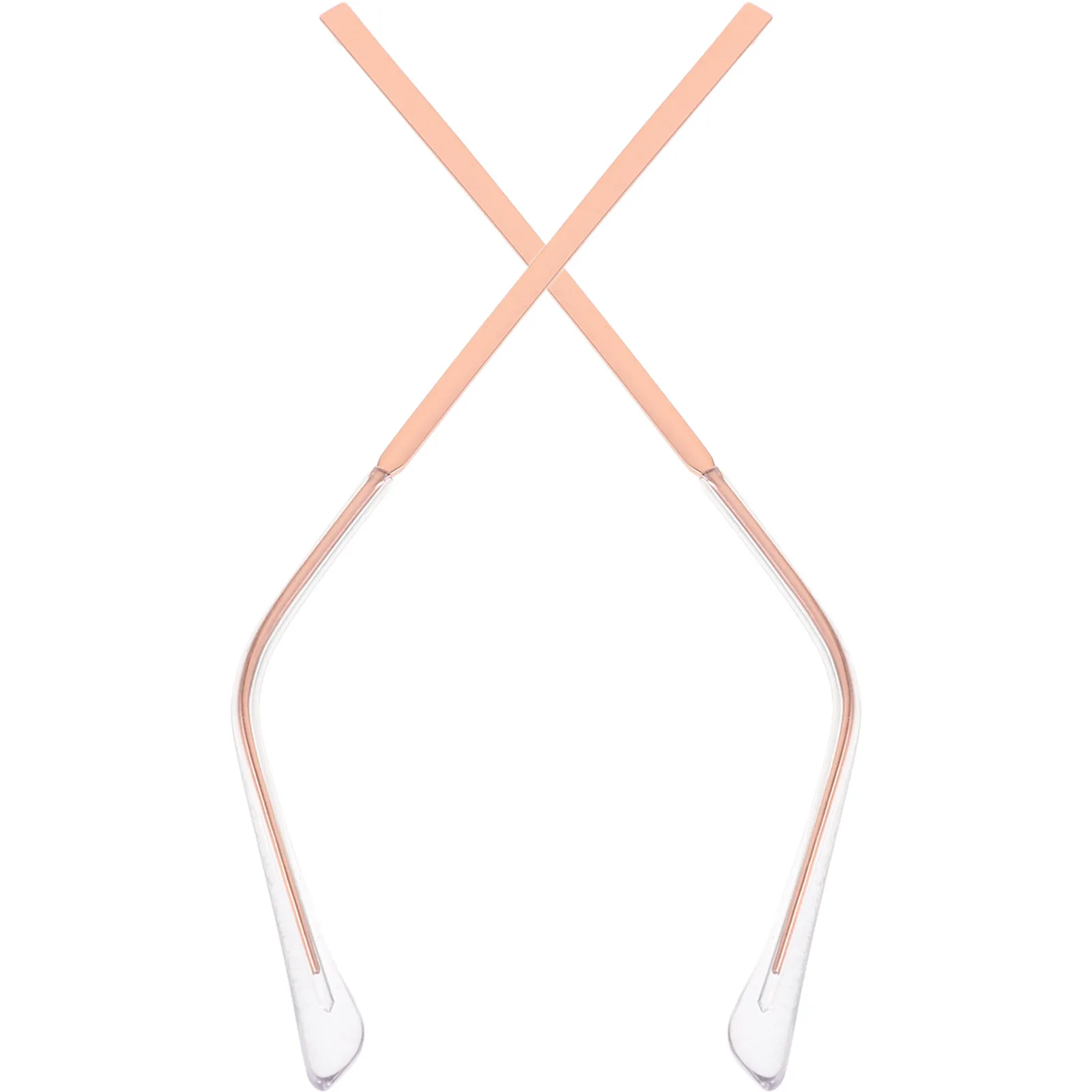 

1 пара металлических сменных дужек для очков: легкие, нескользящие, простые в установке, подходят для различных оправ, решение для ремонта.