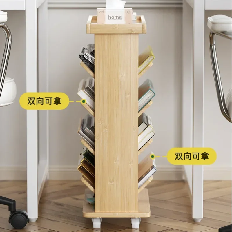 Solid Wood for Children Space Saving Multi-layer Storage FurnitureCreative Solution for Maximizing Room Space and Keeping Books