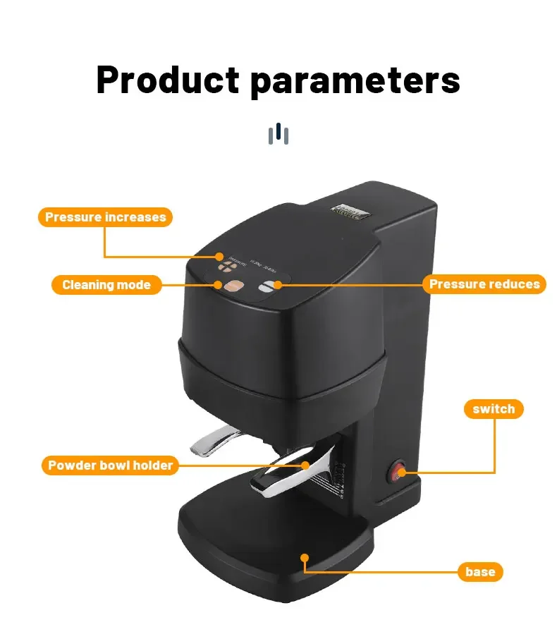 ماكينة سدادة القهوة الكهربائية أوتوماتيكية 58 مم ماكينة قهوة اسبريسو مستلزمات القهوة والشاي والإسبريسو