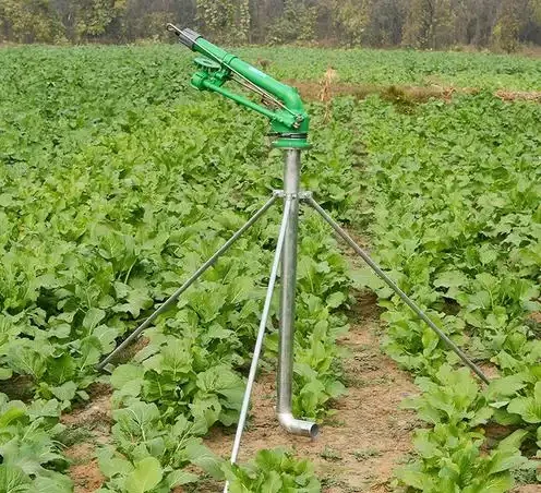 Aluminum Alloy Metal Rain Sprinkler 360 Rotary Adjustable for Family Irrigation Agricultural Garden