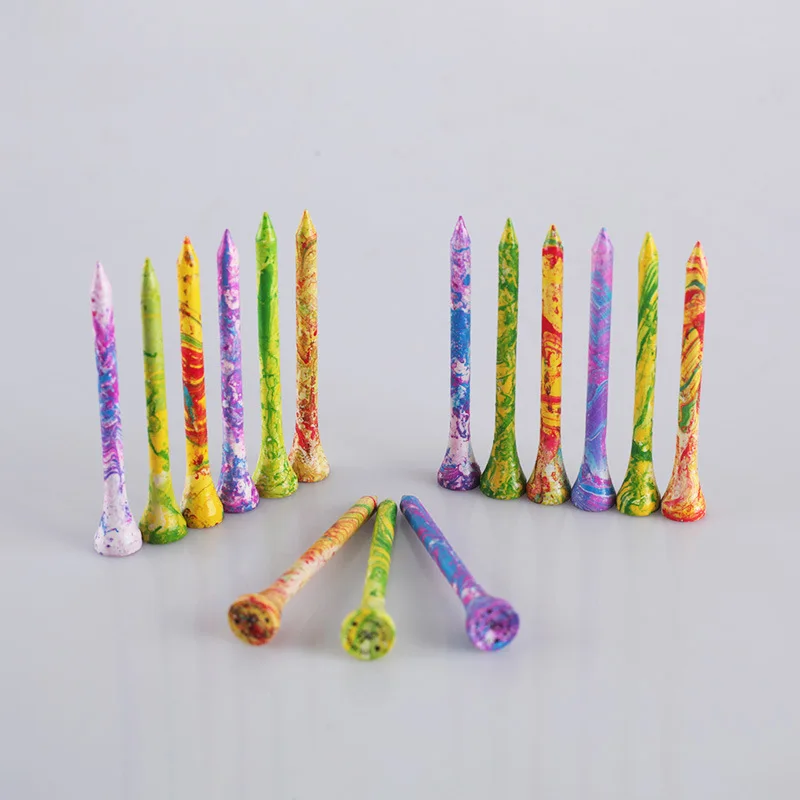 30 pcs Premium Golf Tees 70mm Design, mixed color Durable Wooden Golf Accessories for Enhanced Visibility And Stability