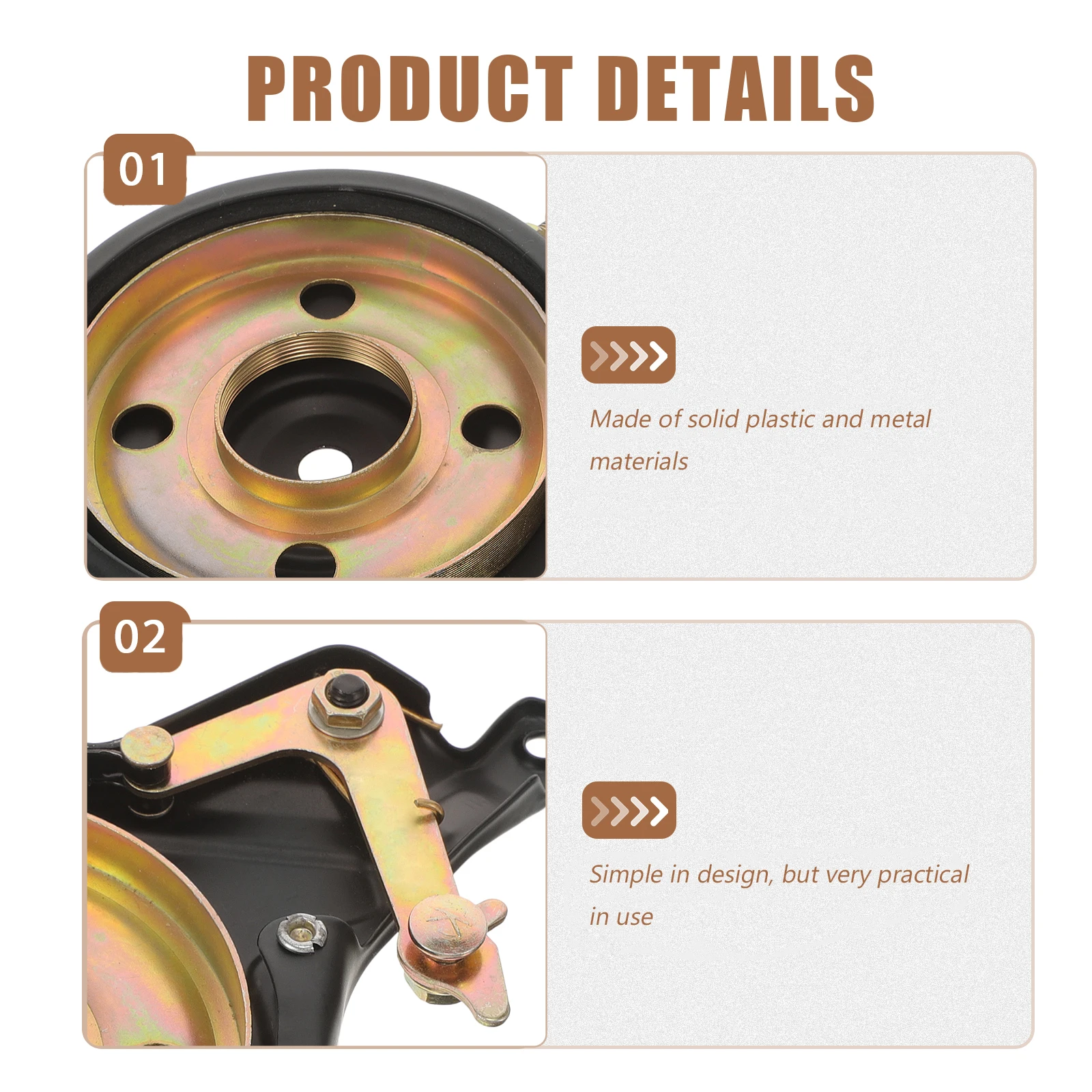 

Brake Shaft Brakes Motorcycle Electric Rear Bike Drum Kit Durable Metal Thickened Wear Resistant Temperature Safe Replacement