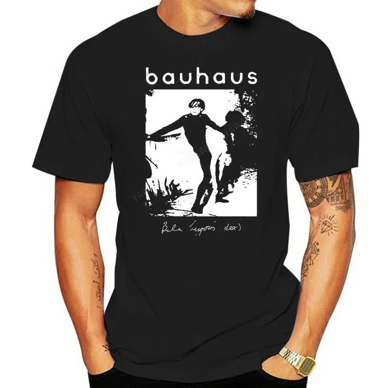 heavyweight Official Bauhaus Bela Lugosis Dead T-Shirt Gargoyle Music Rock Skys Gone Out Men High Quality Tops Hipster Fashion