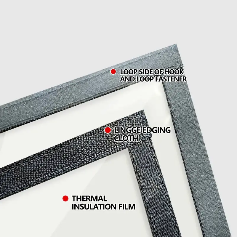Winter window sealing, anti cold and anti freezing, whole piece insulation film, no punching, sealed transparent curtain