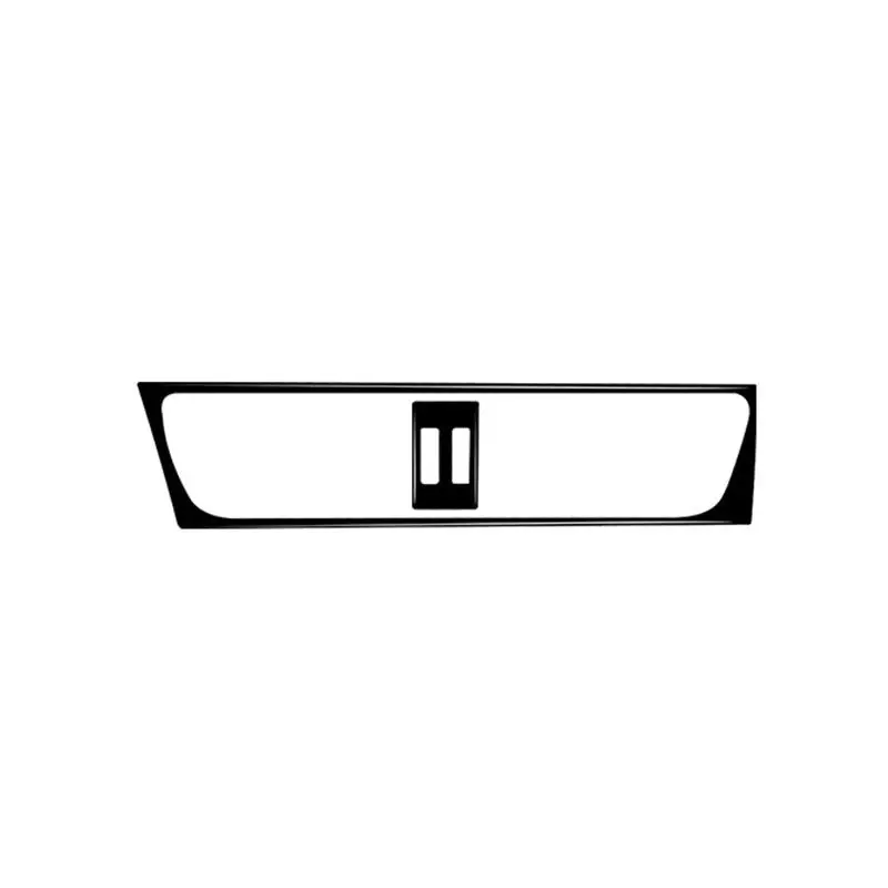 Car Center Console Air Vent Outlet Trim Cover For Audi A4 B8 2009-2016 A5 2008-2017 Q5 2009-2017 Piano Black Soft PVC Plastic