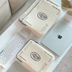 Korean 11/14inch Tablet IPad Pouch Computer Bag Fluffy IPad Case PC Inner Case Outdoor Storage Supplies Lightweight Business Bag