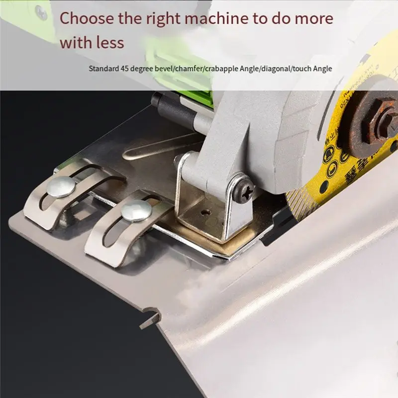 Happy New- 45 Degree Angle Cutting Tile Marble Chamfering Guide Locator Adjustable Manual Chamfering Cutter Multifunction
