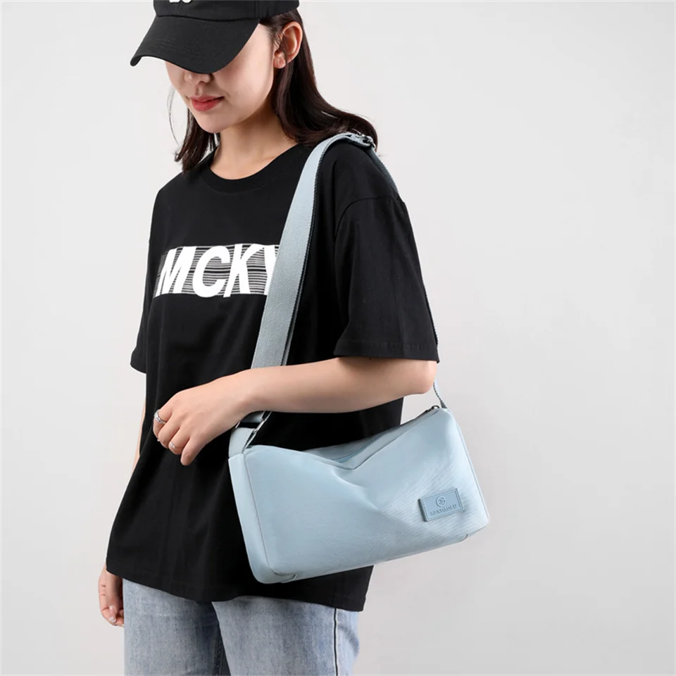 Women Vintage Shoulder Bags Retro Nylon Tote Bag For Female Large Casual Crossbody Bag Sac Femme