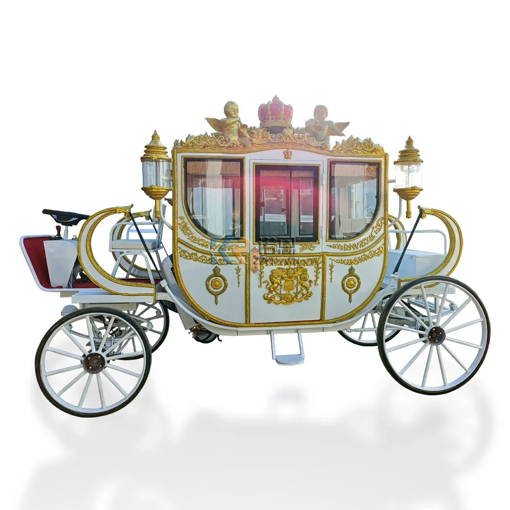 家のための豪華なタツノオトシゴの車,結婚式の装飾,電気テント,2023