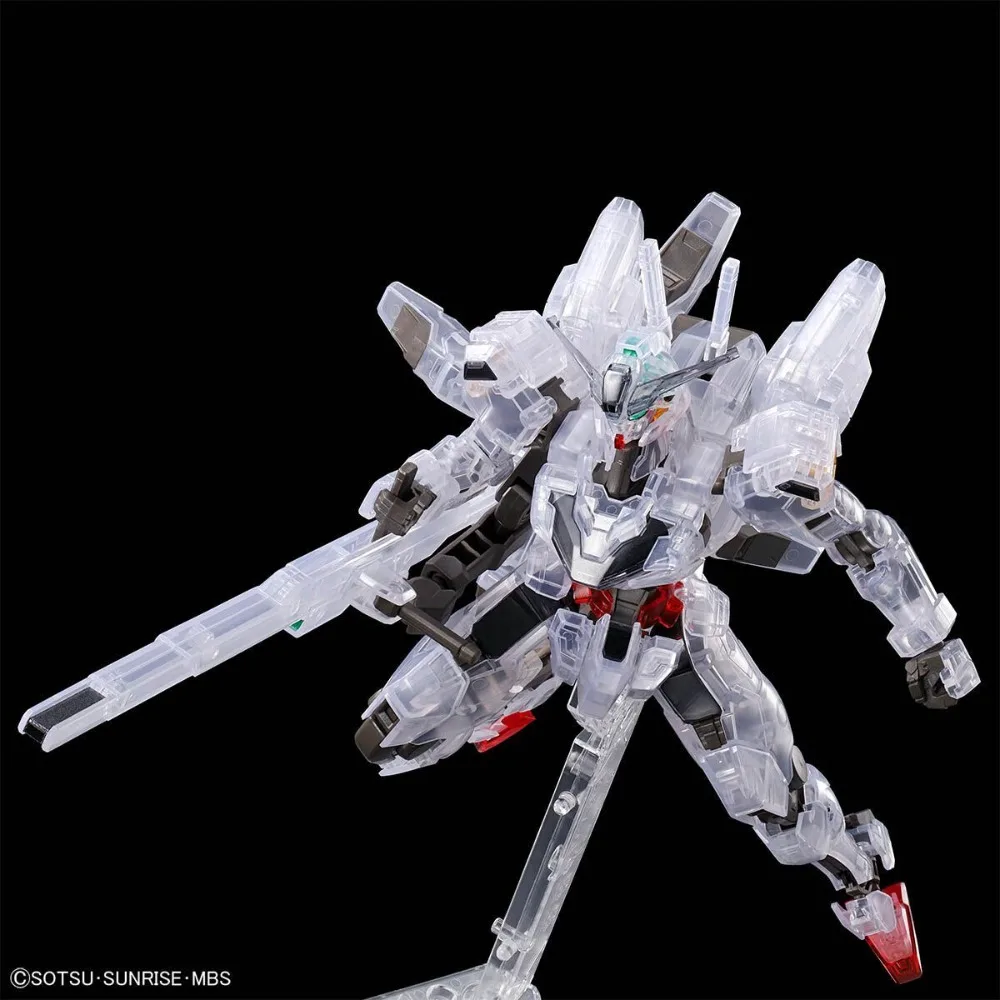 Bandai Gundam HG 1/144 HE GUNDAM BASE LIMITED Calibarn Clear Color Assembly อะนิเมะแอ็คชั่นฟิกเกอร์คอลเลกชันของเล่นในสต็อก