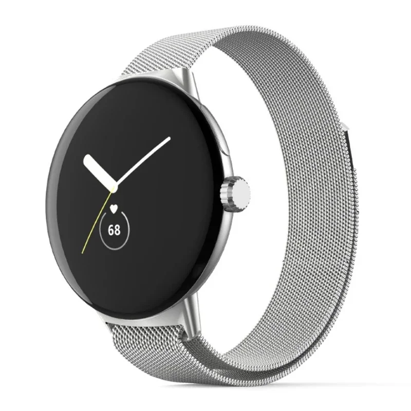 Milanese loop Strap For Google Pixel Watch 2 Magnetic Bracelet Wristband Correa Google Pixel Watch 2 Stainless Steel Metal Band