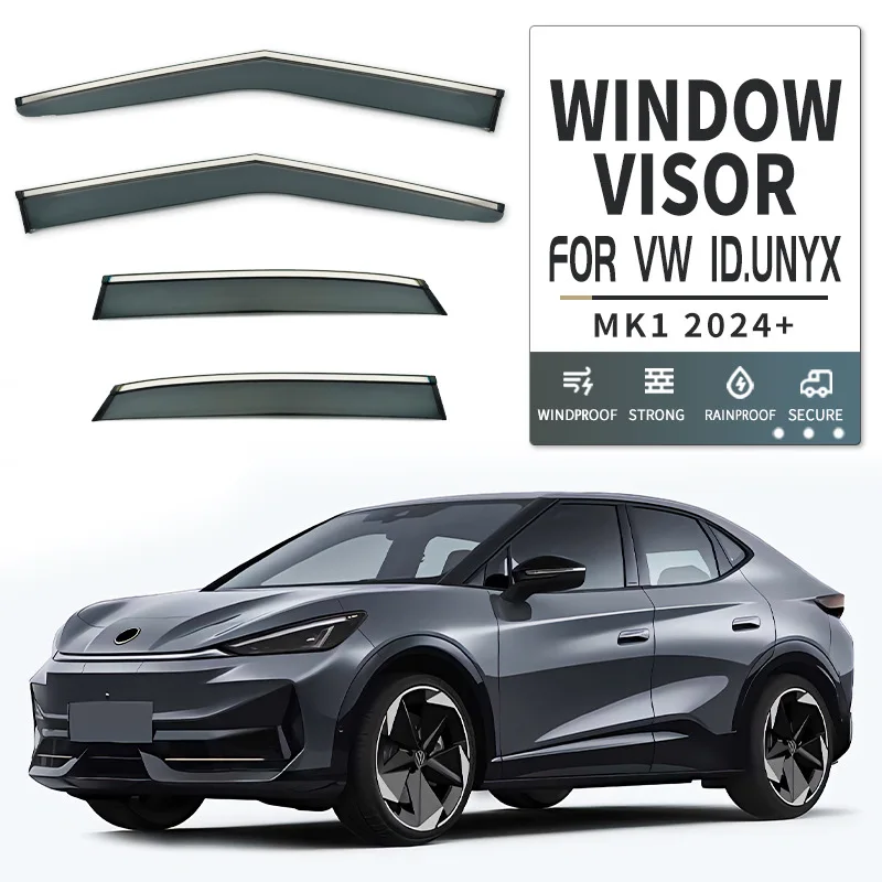 

For Volkswagen VW ID.UNYX 2024+ Car Window Visor Awning Shelters Windshield Side Window Rain Sun Shade Auto Accessories