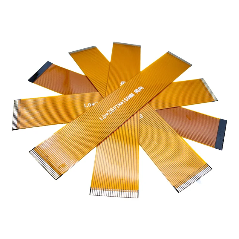 4P 8P 26P 28P 30P 1.0mm Same Side FPC Flexible Cable for Circuit Board Connection