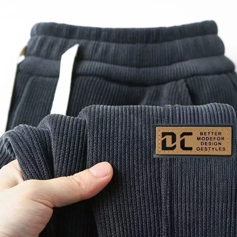 

Новые мужские повседневные брюки свободного кроя 2025 года в корейском стиле, модные, универсальные, тонкие, широкие, в пол, летние, длинные