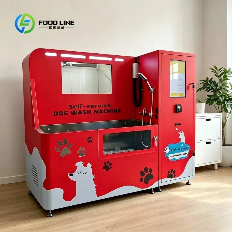 Customize Full Automatic Pet Bathing Drying Machine Constant Temperature Smart Dog Cat Shower Cleaning Grooming Box