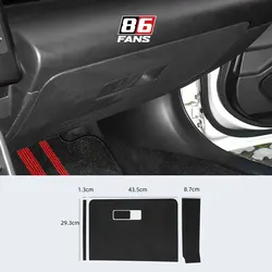 for Toyota GR86 Subaru BRZ 2022 2023 Compatible with Sticker Front Passenger Console Storage Box Panel Trim Strip Accessories