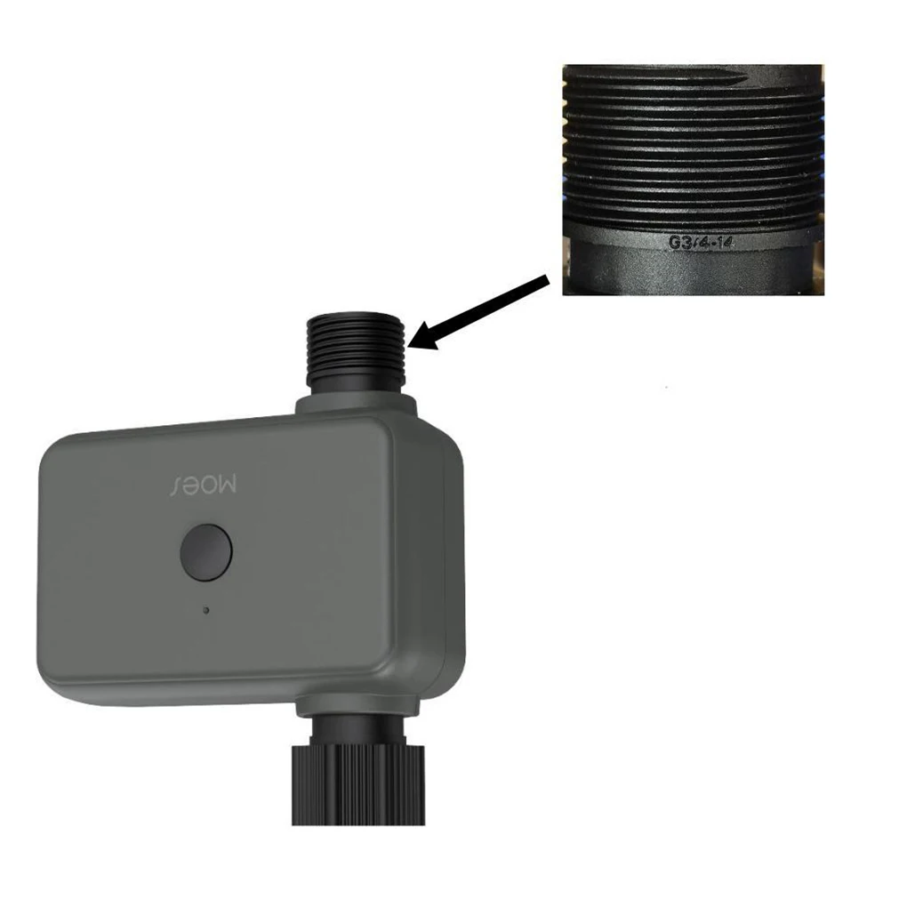 Programmable Bluetooth Irrigation Timer For Smart Garden Watering Needs Multi-function With 3 Modes EU G3/4