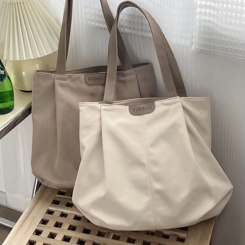 Универсальная пригородная ленивая холщовая сумка-тоут, простая повседневная литературная студенческая сумка на одно плечо