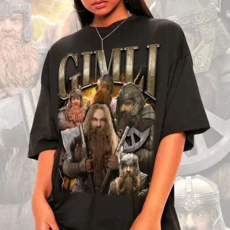 Retro Gimli Shirt, LOTR Gimli Graphic Bootleg Shirt, John Rhys-Davies Shirt long or short sleeves