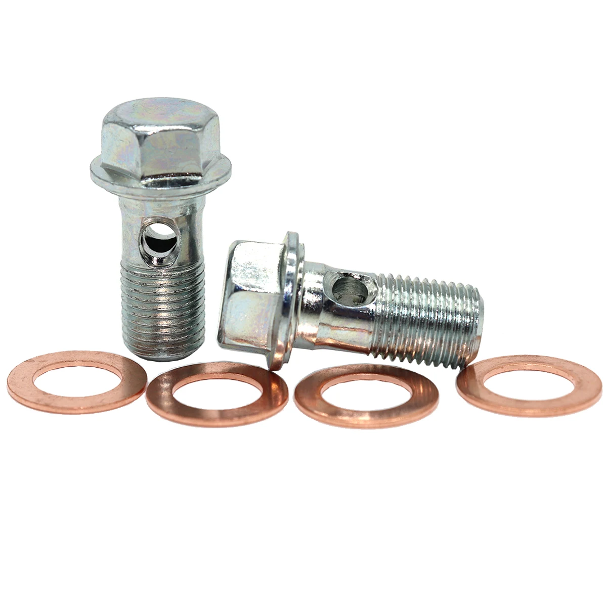 Left Rear Right Brake Caliper Hose Lines Banjo Fittings Bolts Copper Sealing Crush Washers Repair Kit For Honda Civic 2.0 Type-R 2