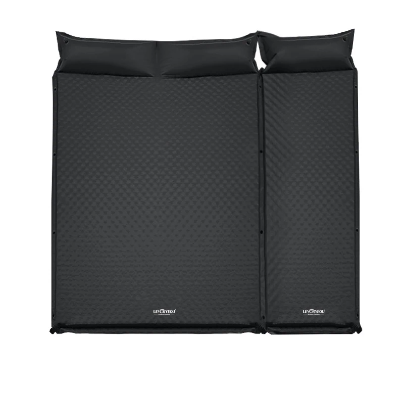 2+1Persons Thickness 3cm/5cm Automatic Self-Inflatable Mattress Cushion Pad Tent Camping Mat Comfortable Bed Heating Lunch Rest