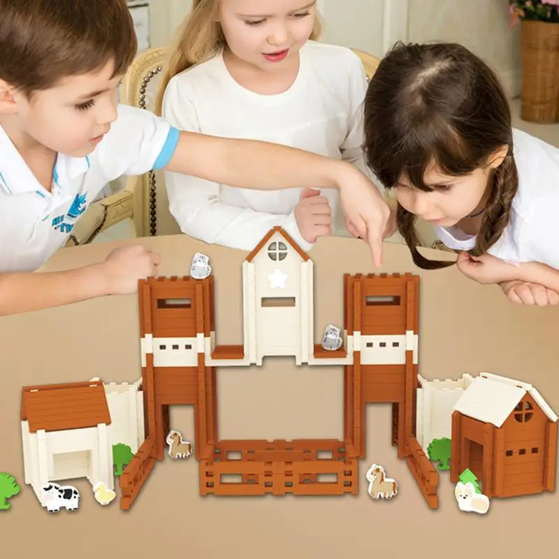 Wooden Building Blocks Mortise And Tenon Building Blocks Toys Wood Block Set Kids Blocks Building Toys For Children Over 3 Years