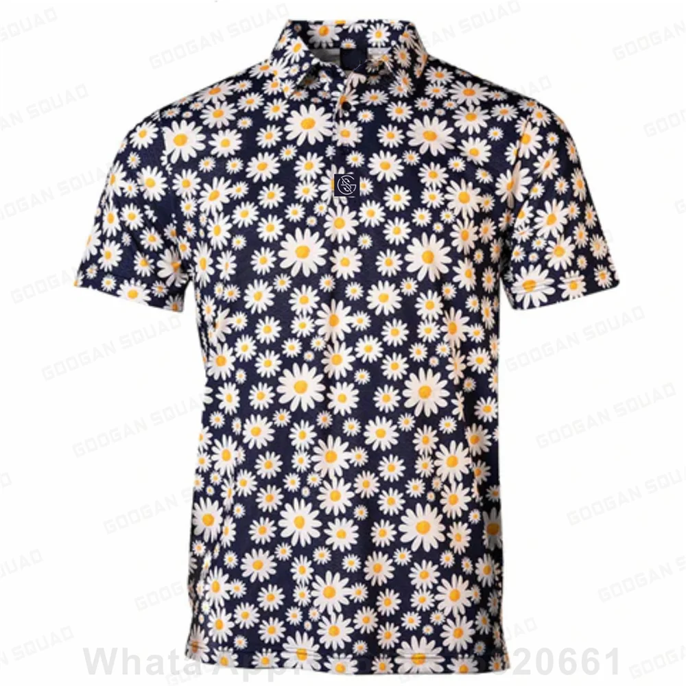 New Kid'S Polo Shirts Casual Golf Shirt Summer Print Button Up Tops Short Sleeve Tees Breathable Tennis Badminton Sportswear view 5