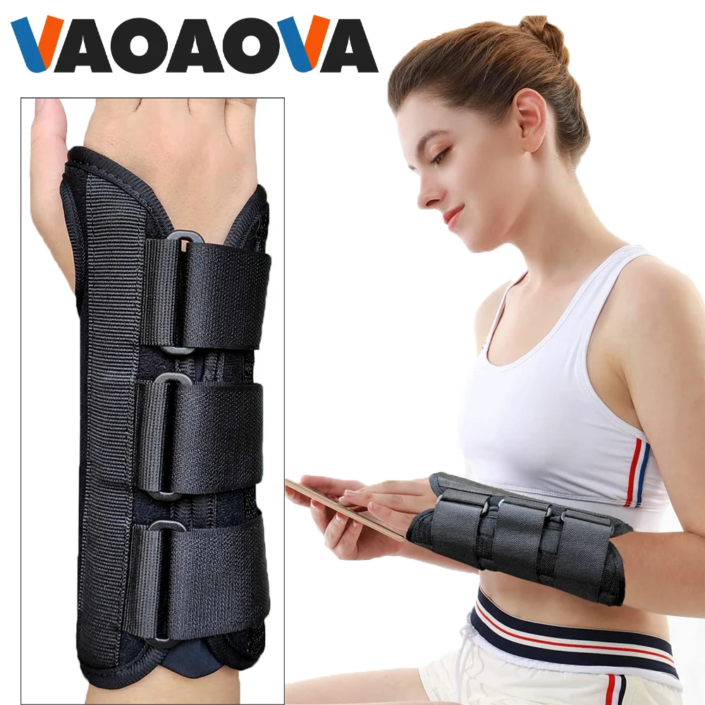 1Pcs Wrist Brace for Carpal Tunnel, Support Pads Brace Forearm Splint Strap Protector for Wrist Pain, Sprain, Sports Injuries