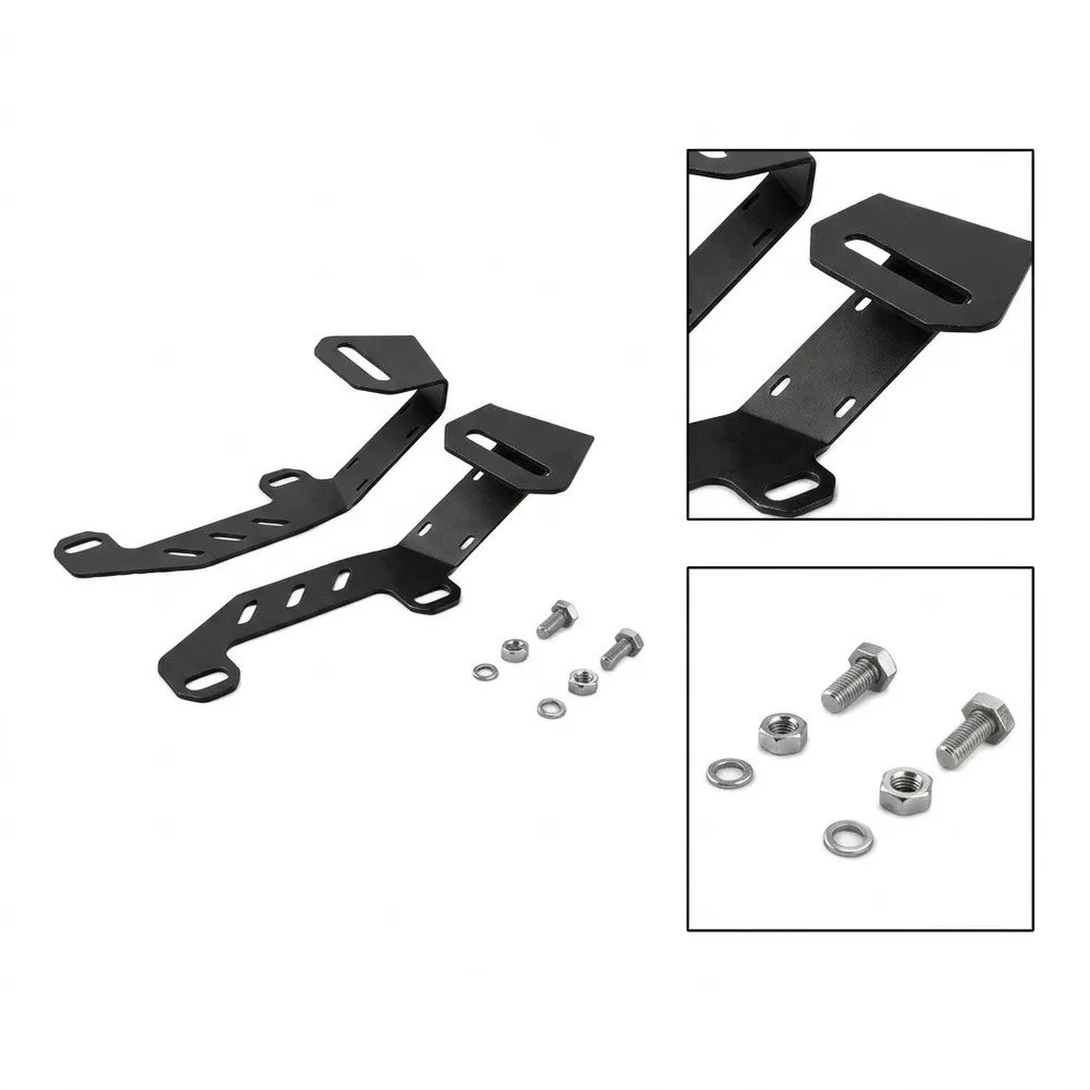 Precision Engineered Ditch Light Brackets for Hood Hinge Mount on For Chevy 1500 and For Sierra 1500 2022-2026