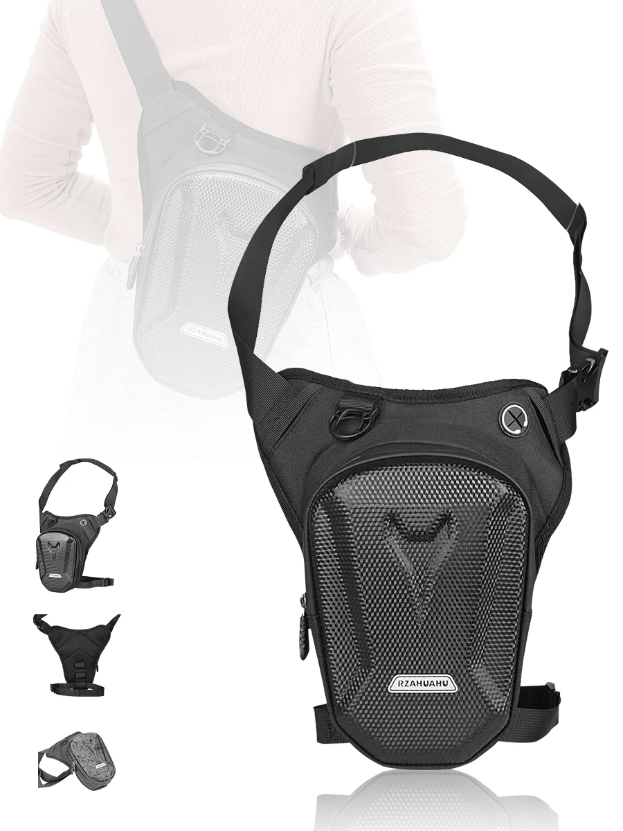 AliExpress NONE Tactical Leg Bag Men's Riding Motorcycle Motorcycle Multifunctional Waterproof Gaiters Cross body Storage Travel Hiking Cycling