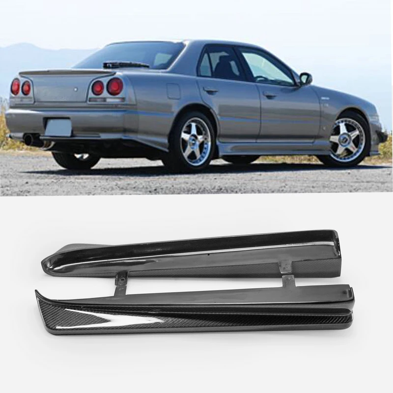 Para R34 Skyline Sedan Goma trasera tipo HSM de 4 puertas (se puede usar en el modelo temprano o tardío)