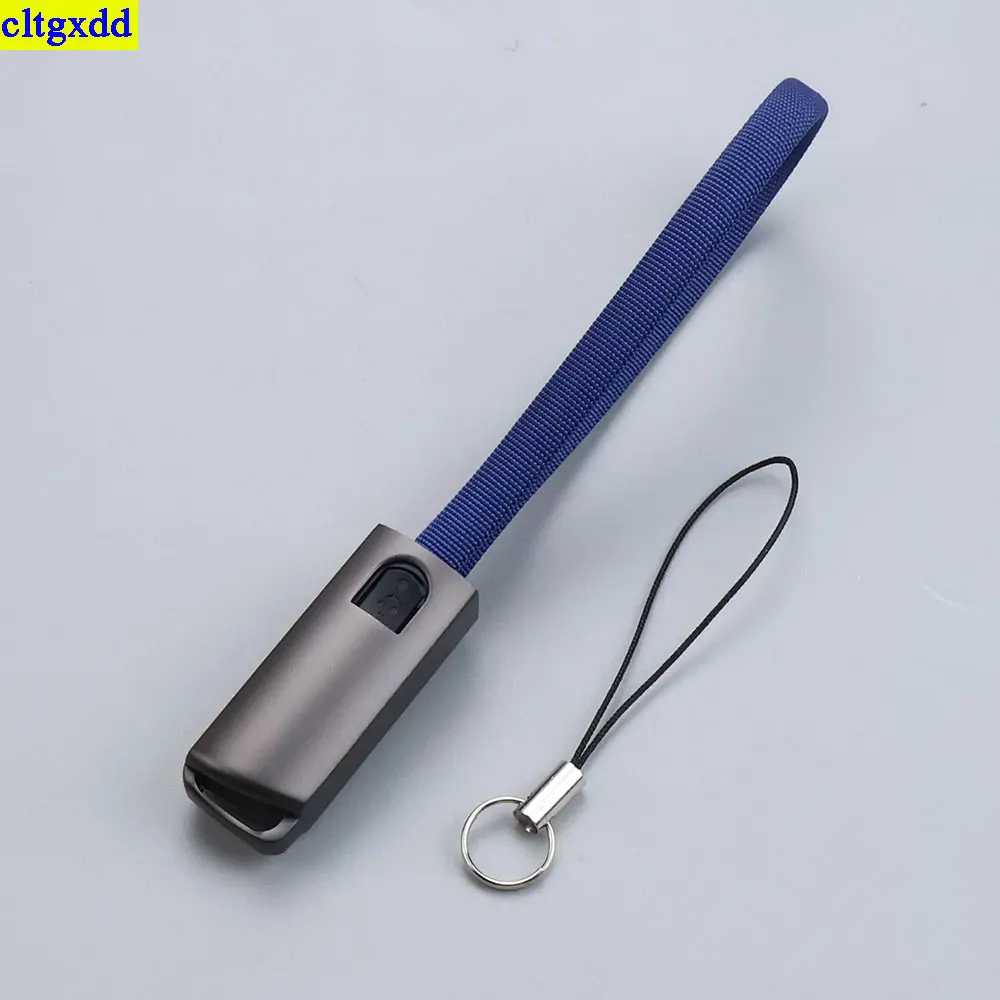 Cltgxdd kabel data USB mikro tipe-c, 1 buah gantungan kunci mikro tipe-c IOS, kabel data pendek portabel pengisian cepat untuk Xiaomi Huawei iPhone