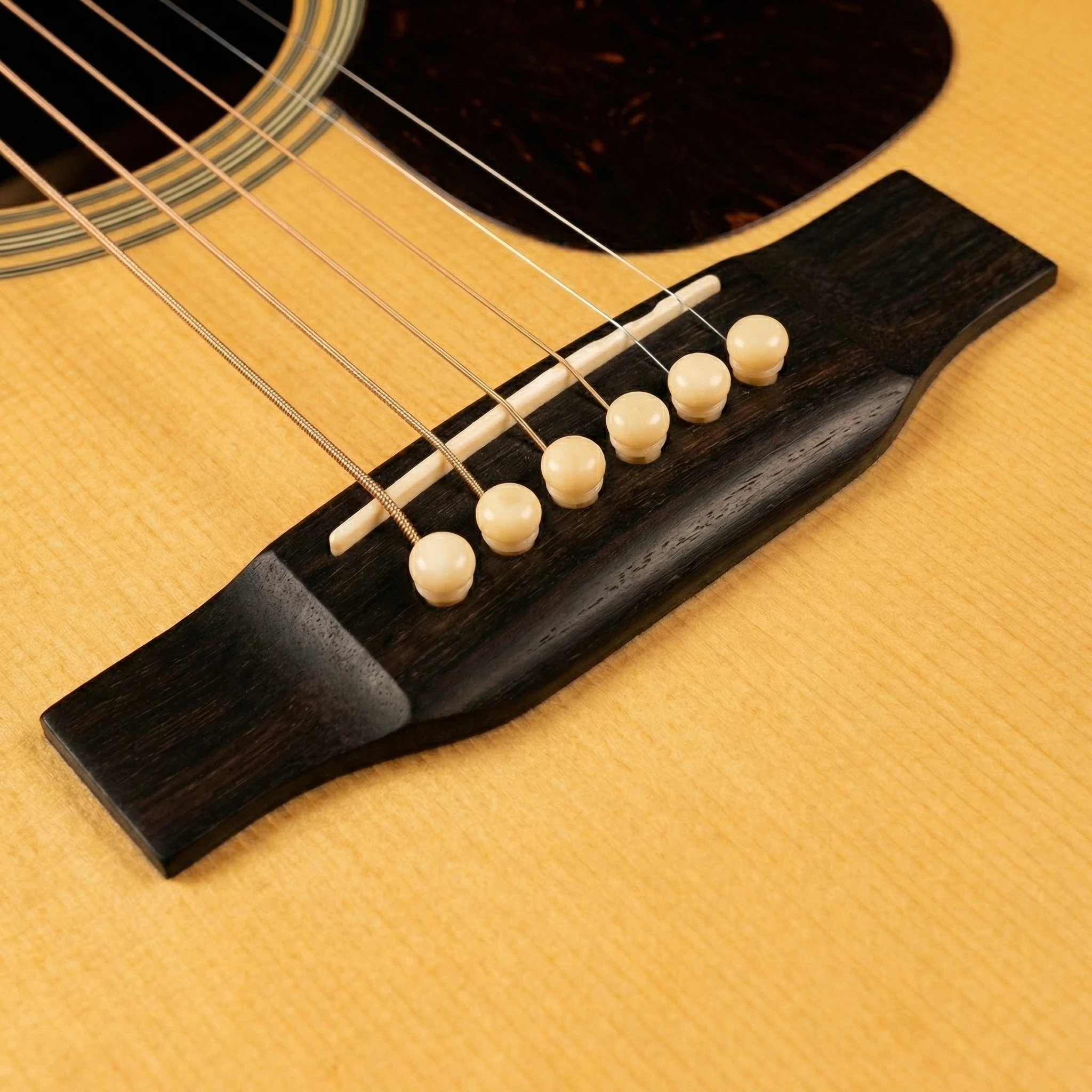 Picture 7: Miwayer Unbleached Bone String Nails 6pcs Bridge Pins for 6 & 12 String Acoustic Guitar Fixed Nails Reliable Replacement Parts