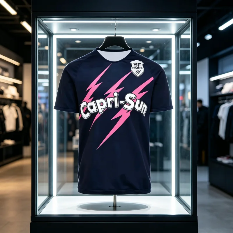 Camiseta Deportiva de Rugby 2026, Nueva, del París Stade De France, Tercera Equipación, Holgada, de Secado Rápido, para Fitness al Aire Libre, Casual, Ropa de Playa