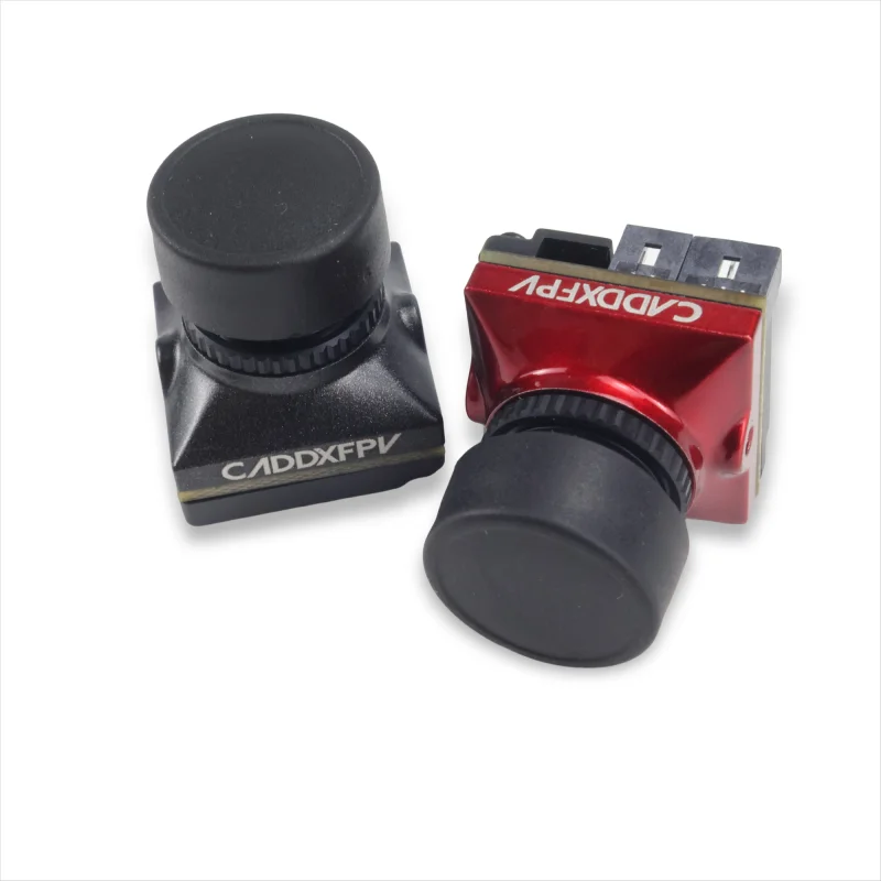 

CADDXFPV Flathead Brother 2nd Gen Black/Red Camera - 1200TVL HD Blacklight Night 165° Ultra-Wide FOV for RC FPV Drones