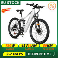 SAMEBIKE XD26-II Electric Bike 750W 26“ E-Bike 48V 14Ah E-Mountainbike Adults Men Women, Hydraulic Brake