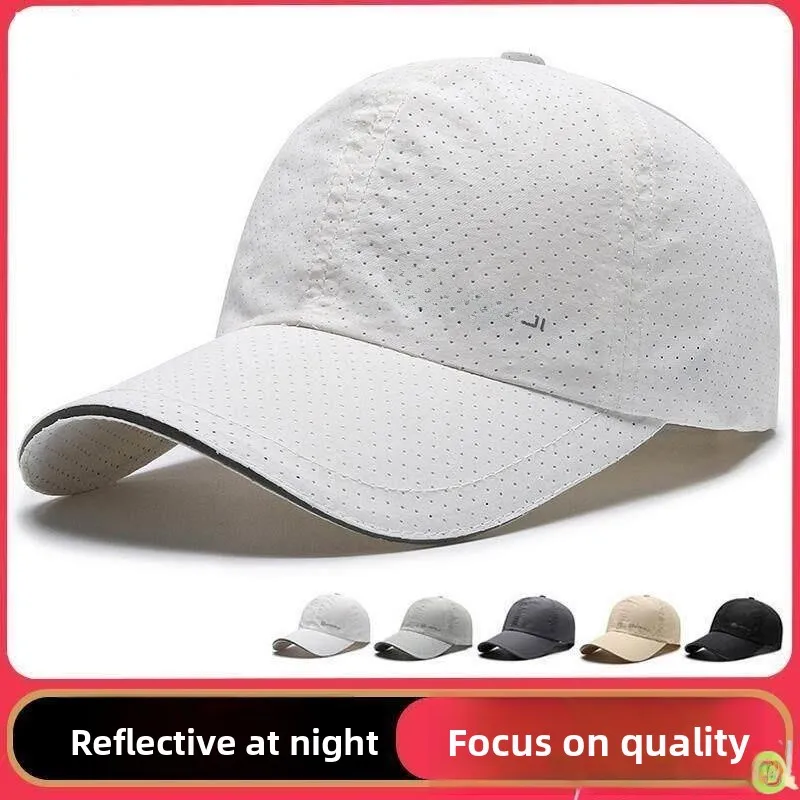 

Professional Marathon Running Sweat Absorbent Cap Quick Dry Unisex Tennis Sport Hat Summer Season Flexible Brim Logo Design