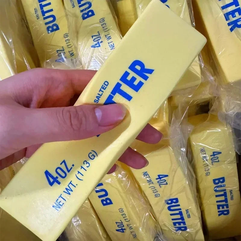 NEW Antistress Butter Stick Fidget Toys Squishy Elastic Cheese Stick Funny Decompression Stress Relief Games Toy for Adults Kids