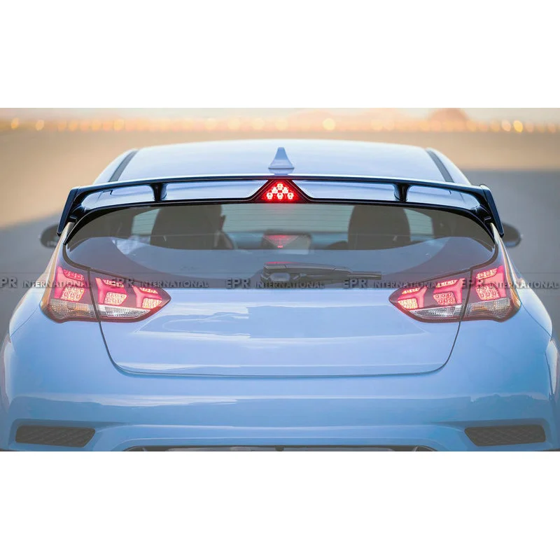 

Подходит для Hyundai Veloster 2019, модификация из углеродного волокна, задний спойлер, фиксированное крыло на крыше