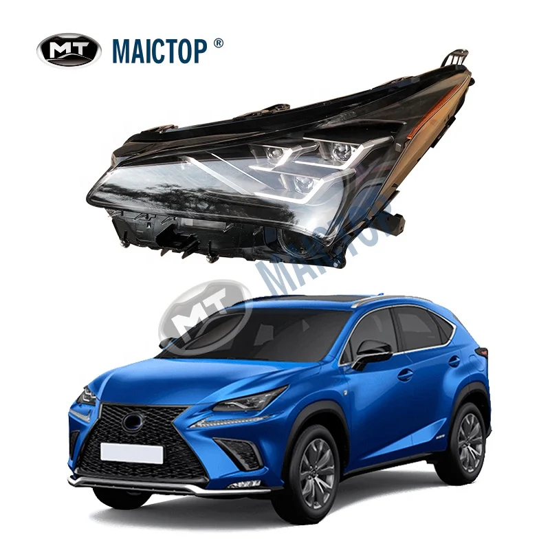 

MAICTOP car accessories led headlight for nx300h nx200t 3 led lens turning light head lamp front day time running light