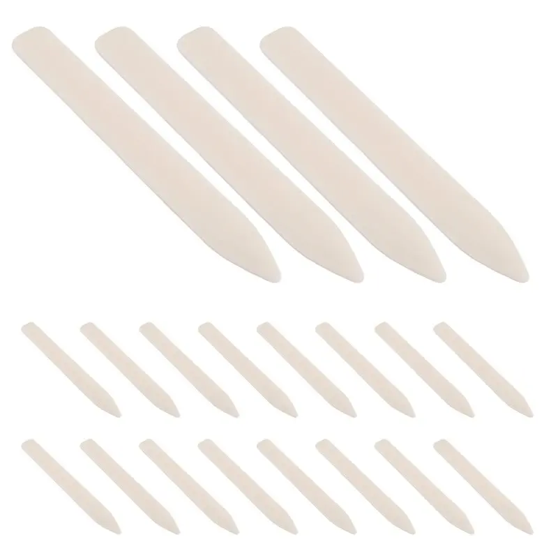 ABJI-20 Pack Bone Folder Tool, Plastic Bone Folder Crafts Scoring Folding Creasing Paper Crafting Scrapbooking Tool