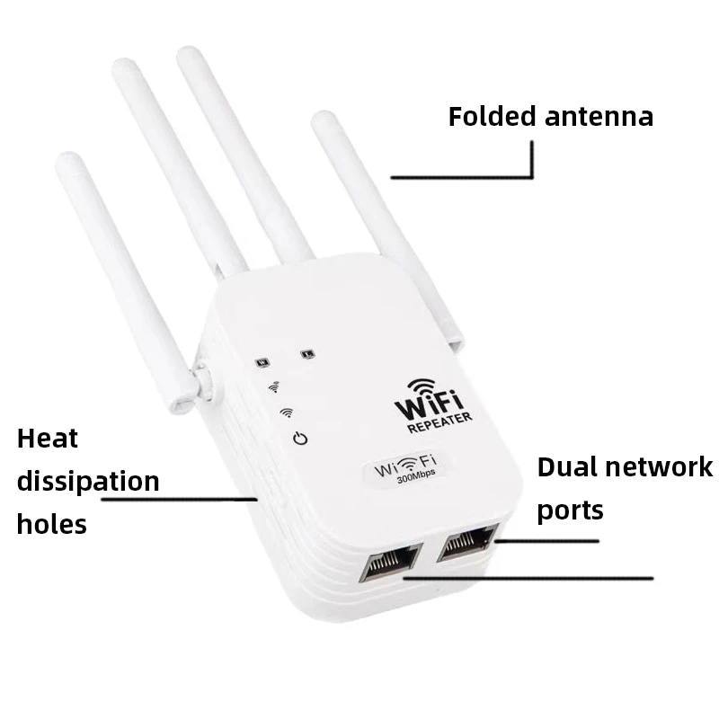 KATORD 1200Mbps Wireless WiFi Repeater 2.4G&5G Signal Router 802.11N Long Range Wireless WiFi Extender Amplifier WIFI Booster