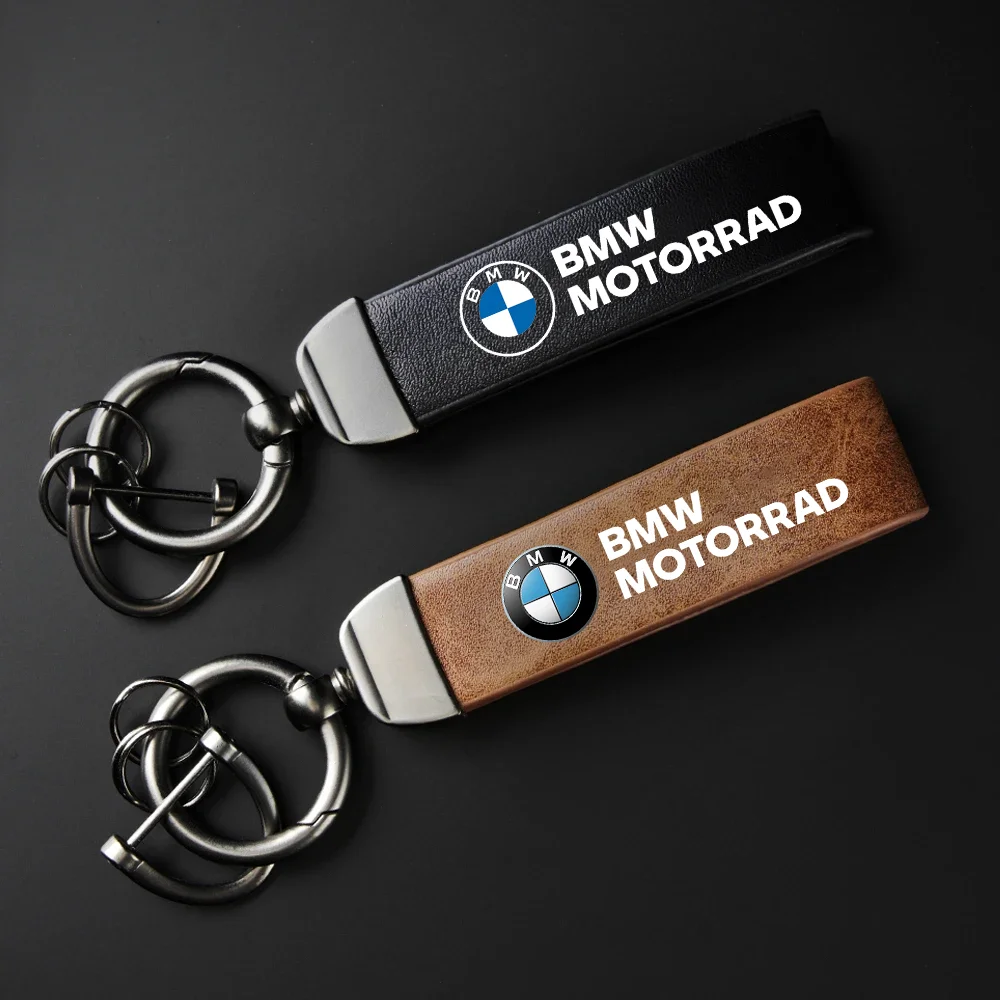 High-Grade leather Motorcycle Keychain Holder Keyring Accessories For BMW R NINET NINE T RNINET RNINE T