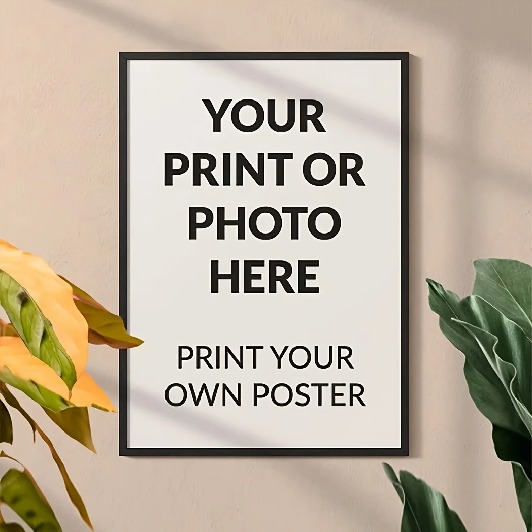Personalized Custom Canvas Prints Custom Photo Poster for Family Life Portrait Pet Anime Travel Scenery Wall Art Home Decor Gift