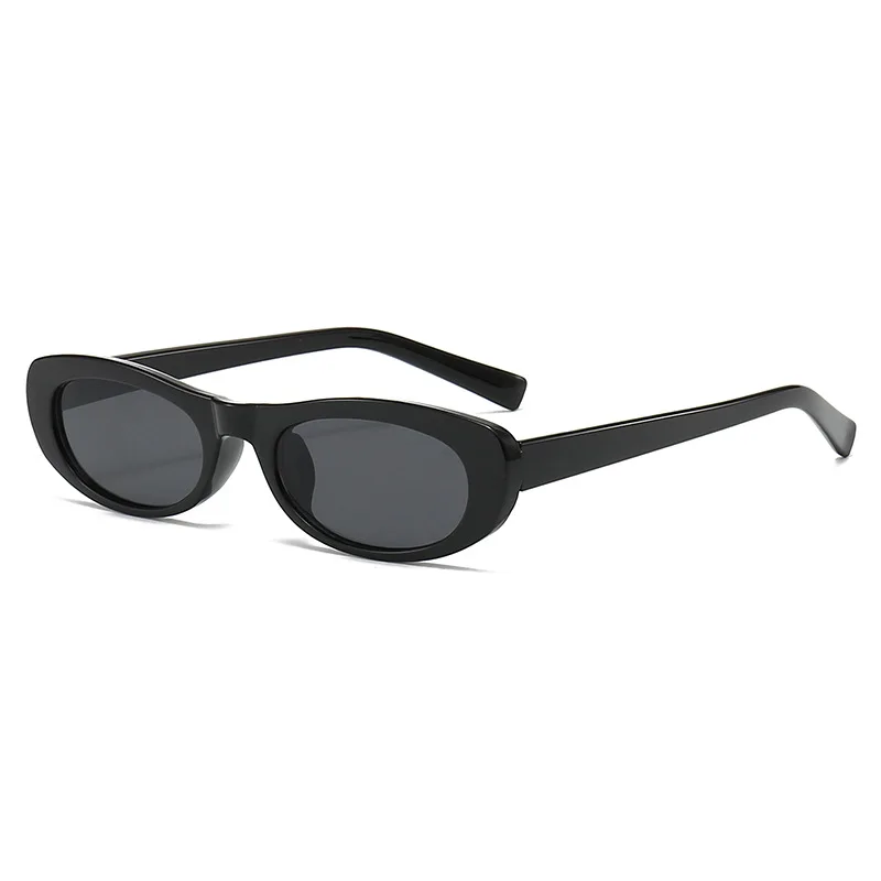 Fashion Cat Eye Sunglasses Women's New Luxury Brand Small Oval Black Sun Glasses Women Goggle Trends Rectangle Eyewear UV400