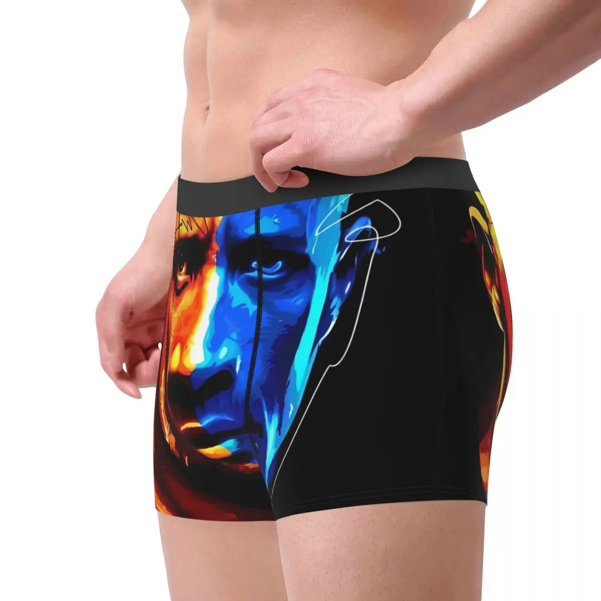 Man Dwayne Men Best Johnson Underwear Novelty Boxer Briefs Shorts Panties Homme Soft Underpants