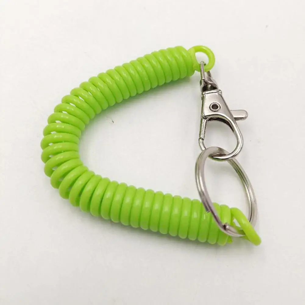 Lightweight Anti-loss Keychain  Retractable Stretchy Spring Key Chain  Keys Fishing Tools Spring Safety Rope