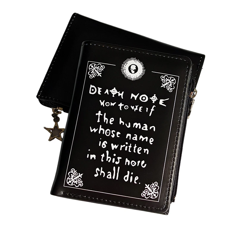 Anime Death Note PU-Leder kurze Geldbörse Herren Karten- und Geldbörse – Detail 14