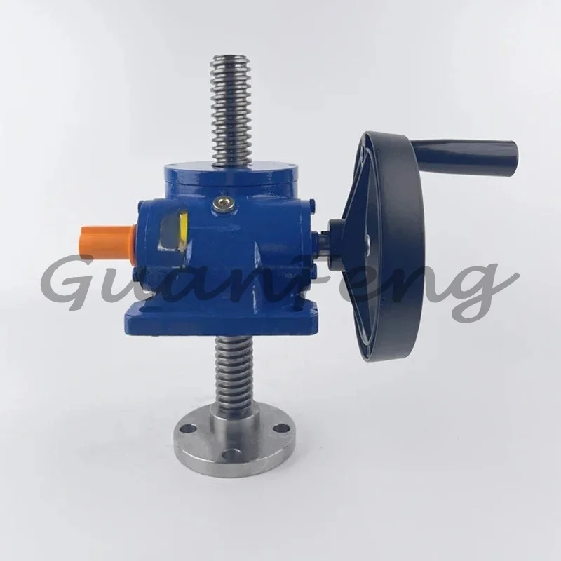 Screw lifting hand wheel shaft ring hand worm lifting platform lifting reducer