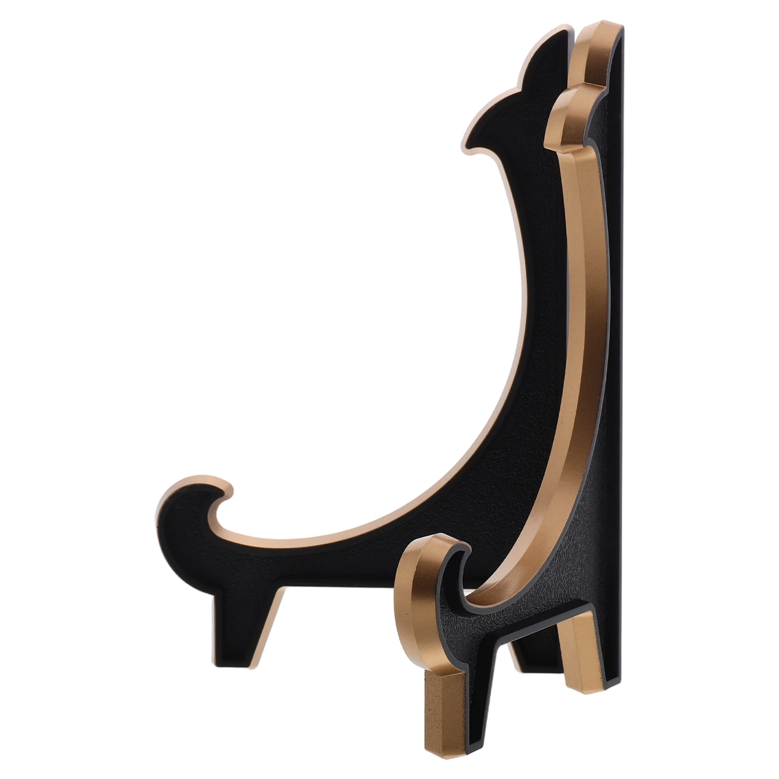 

2pcs Thick Plastic Easel Display Stand for Picture Frame Plate Decor Lightweight Portable Artwork Holder